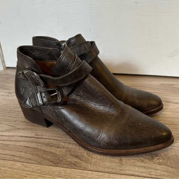 Frye Shoes - FRYE Ray Western Shootie Bootie